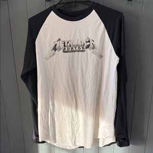 Burton Black  and White Men's Layer Shirt